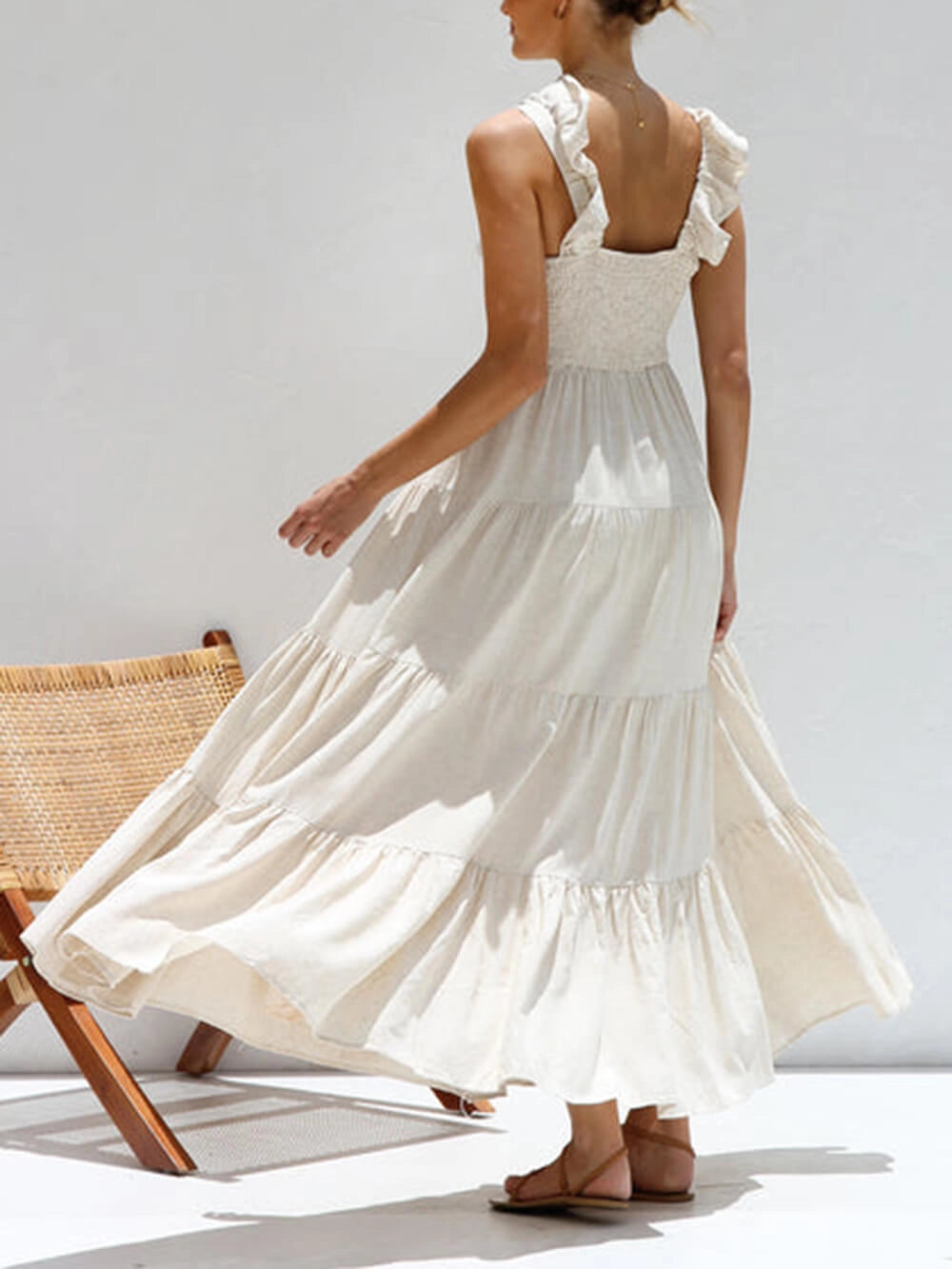 VESTIDO ARTÍSTICO DE CORTE AMPLIO