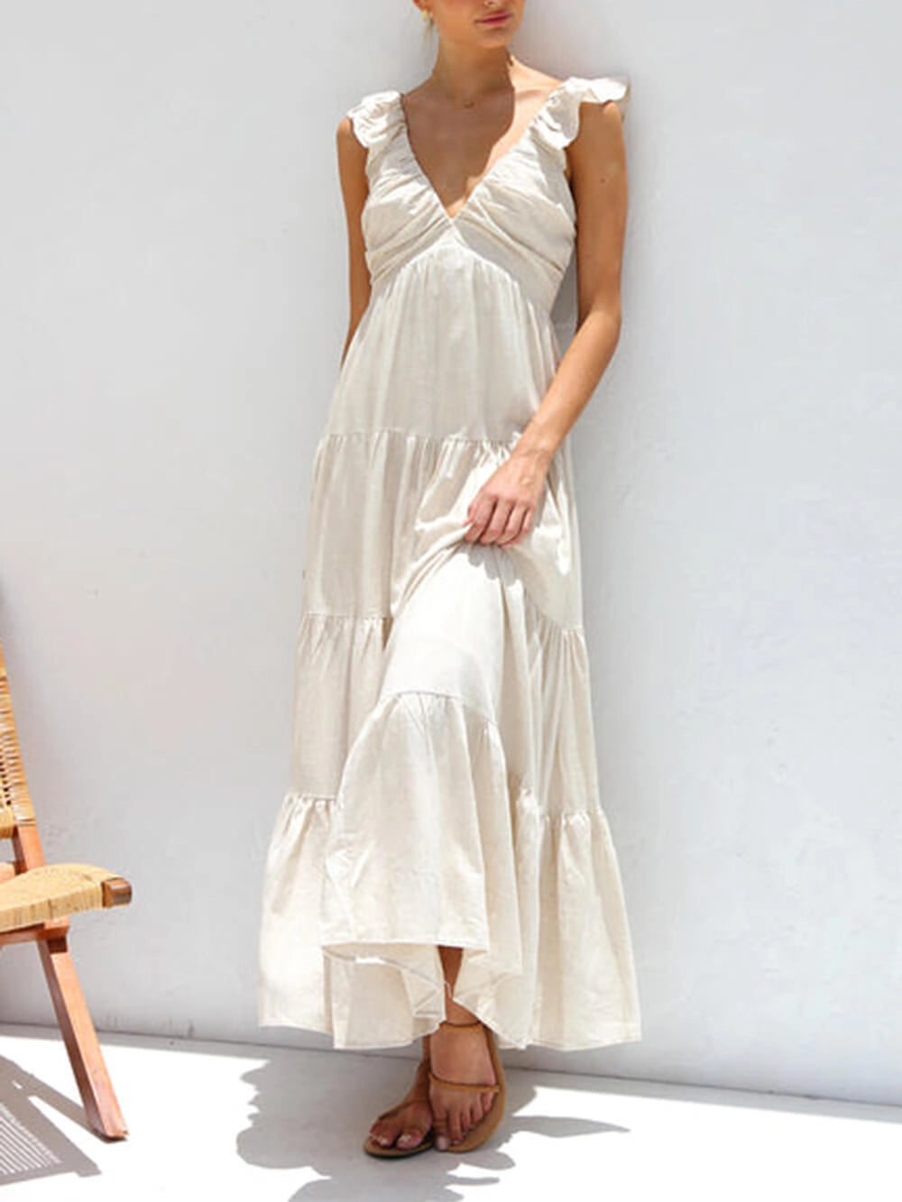 VESTIDO ARTÍSTICO DE CORTE AMPLIO
