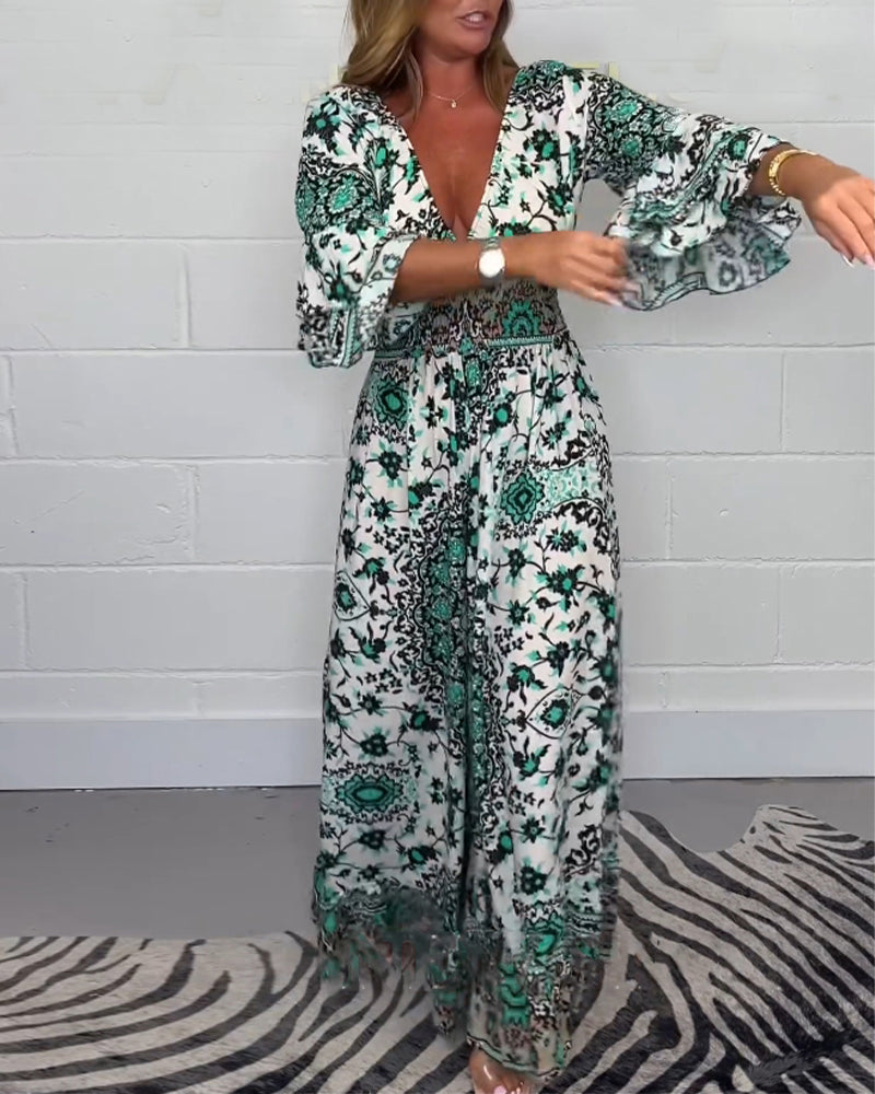 MONO FLUIDO ELEGANTE CON ESTAMPADO