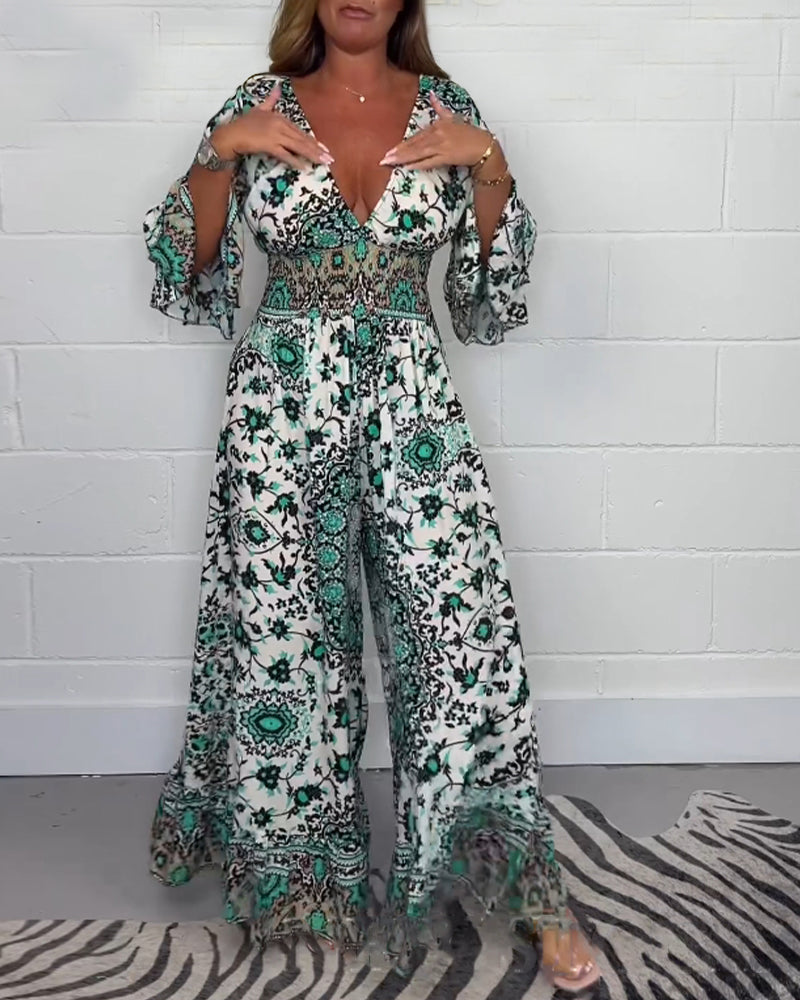 MONO FLUIDO ELEGANTE CON ESTAMPADO