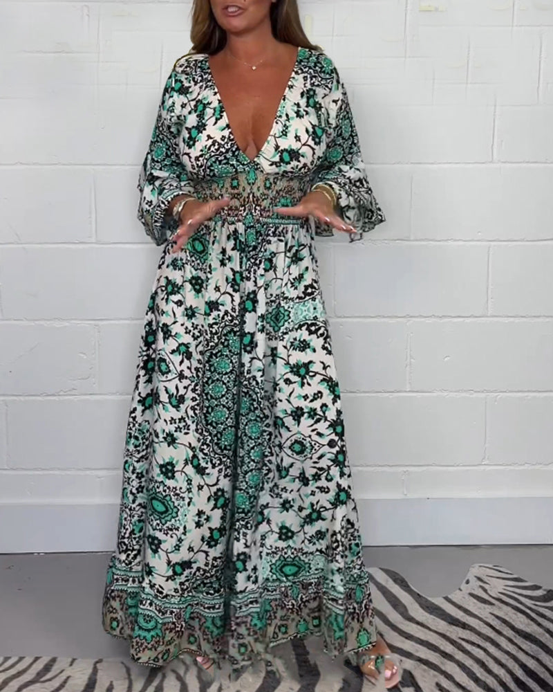 MONO FLUIDO ELEGANTE CON ESTAMPADO
