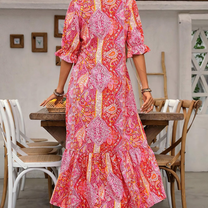 VESTIDO ESTAMPADO BOHO