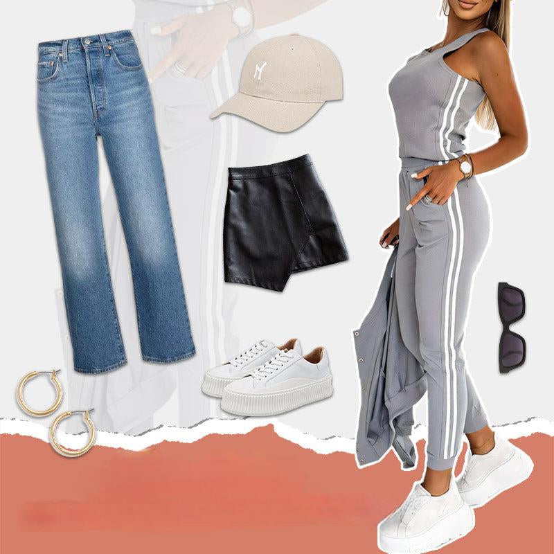 CONJUNTO TRES PIEZAS CASUAL