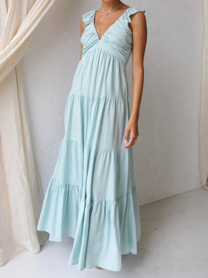 VESTIDO ARTÍSTICO DE CORTE AMPLIO
