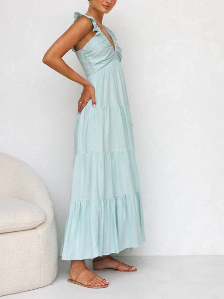 VESTIDO ARTÍSTICO DE CORTE AMPLIO