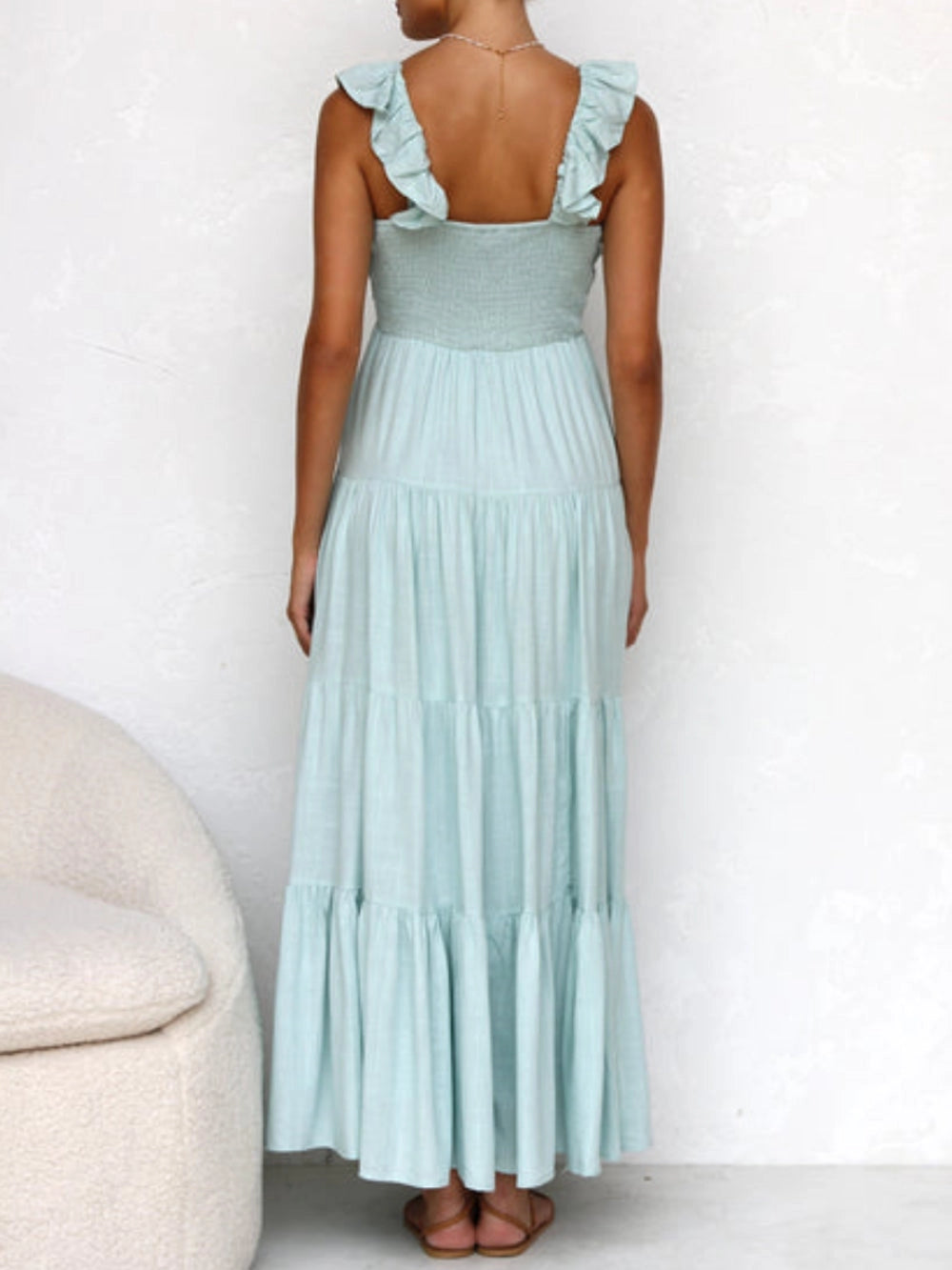 VESTIDO ARTÍSTICO DE CORTE AMPLIO