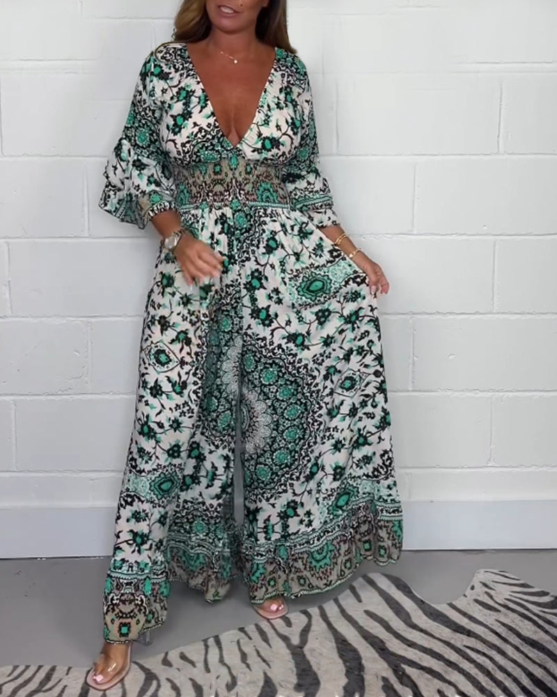 MONO FLUIDO ELEGANTE CON ESTAMPADO