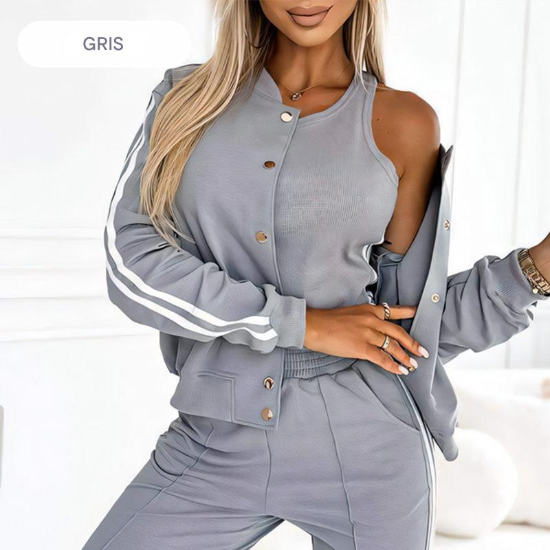 CONJUNTO TRES PIEZAS CASUAL