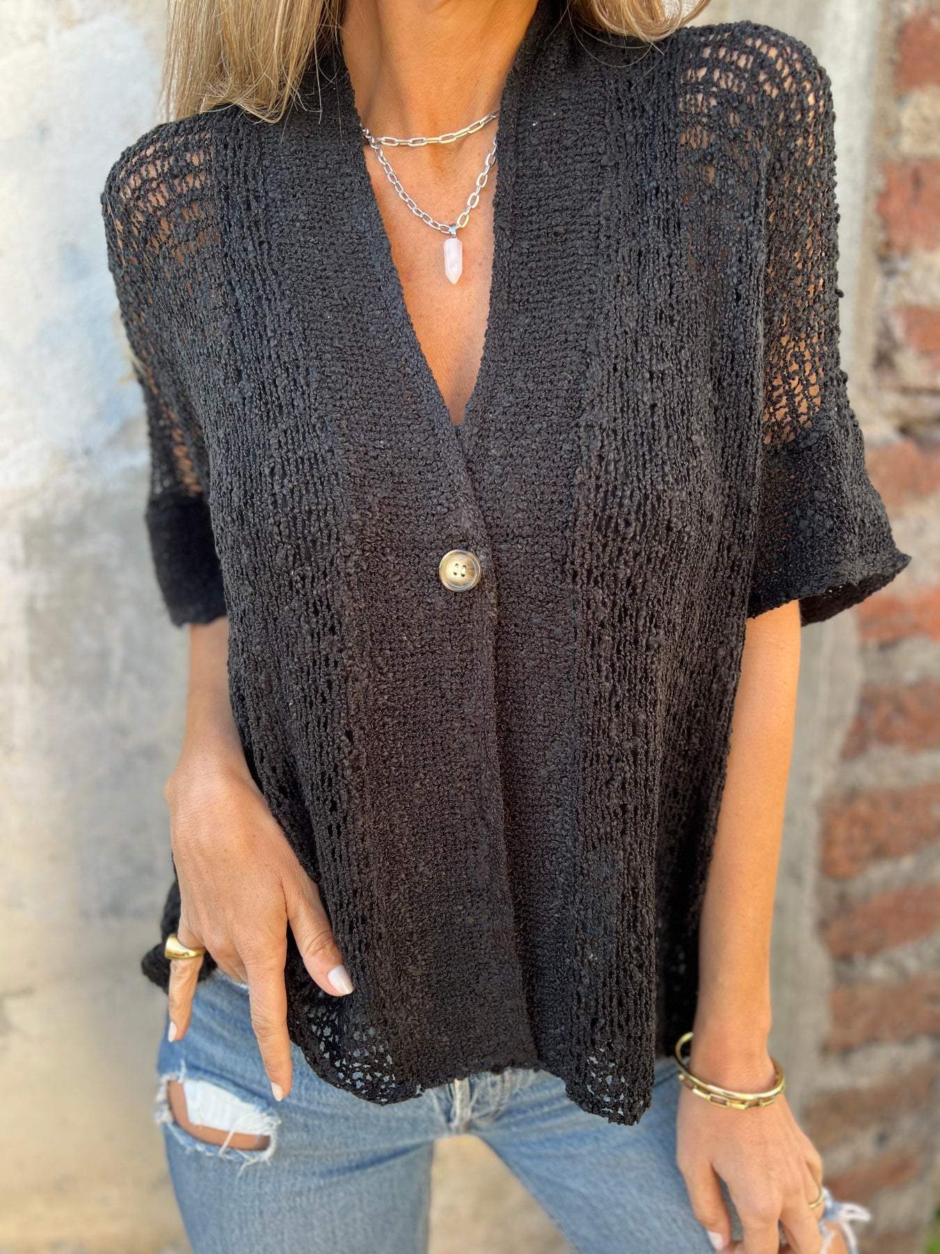 TOP ELEGANTE TEXTURA