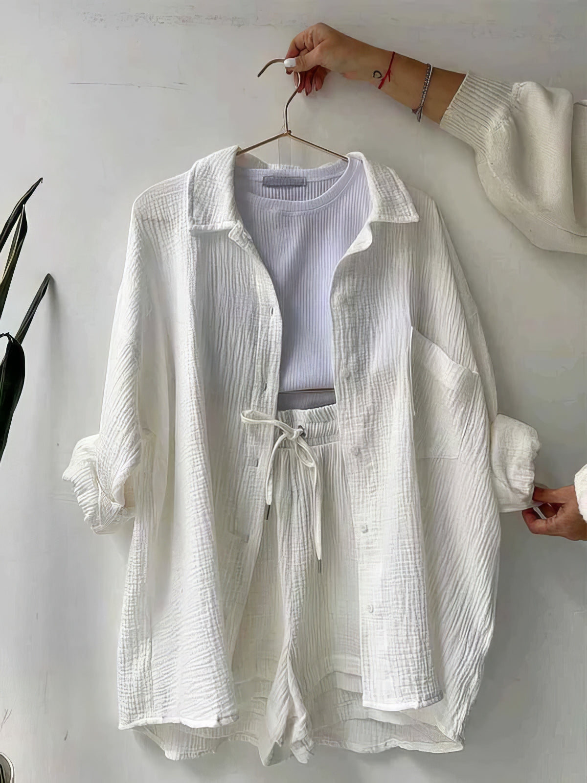 SET PRIMAVERA CAMISA Y SHORT